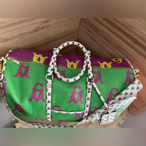 Steve Madden Multi BSpeedy Duffle Travel Overnight Carry On Bag - Picture 5 of 15